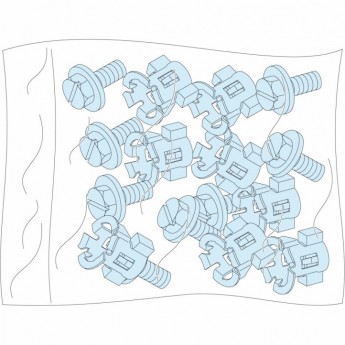 20 винтов + барашковые гайки для основной рамы SCHNEIDER ELECTRIC PRISMA