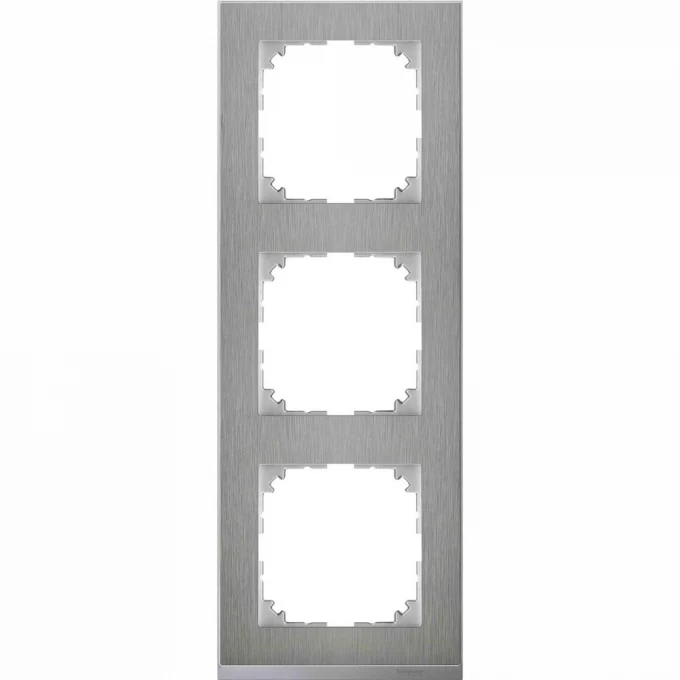 3-постовая рамка SCHNEIDER ELECTRIC MERTEN M-PURE, АЛЮМИНИЙ, SM MTN4030-3660 3-постовая рамка SCHNEIDER ELECTRIC MERTEN M-PURE, АЛЮМИНИЙ, SM MTN4030-3660