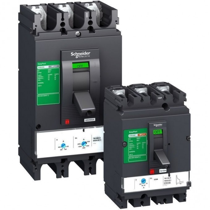 Автоматический выключатель SCHNEIDER ELECTRIC EASYPACT 3П CVS100N 50КА TM100D LV510477