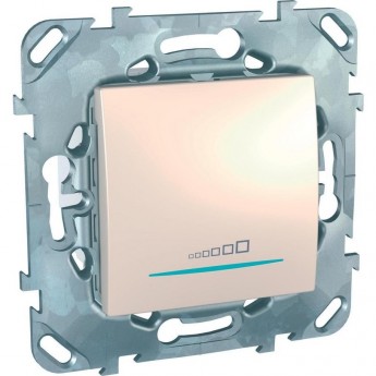 Диммер SCHNEIDER ELECTRIC UNICA нажимной,кроме люминесц ламп,230В,20-350Вт,2-пров. подключ, БЕЖЕВЫЙ Диммер SCHNEIDER ELECTRIC UNICA нажимной,кроме люминесц ламп,230В,20-350Вт,2-пров. подключ, БЕЖЕВЫЙ