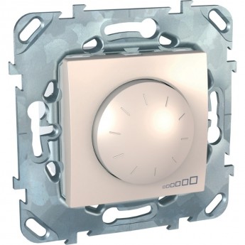 Диммер SCHNEIDER ELECTRIC UNICA поворотно-нажимной, для ламп накал. и галог., 2-провод. подключ., БЕЖЕВЫЙ Диммер SCHNEIDER ELECTRIC UNICA поворотно-нажимной, для ламп накал. и галог., 2-провод. подключ., БЕЖЕВЫЙ