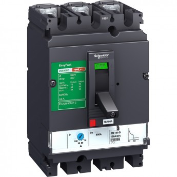 Автоматический выключатель 3P SCHNEIDER ELECTRIC EASYPACT CVS250B 25КА TM200D