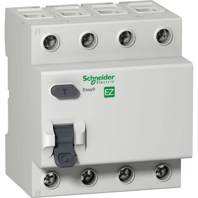 Дифференциальный выключатель (УЗО) SCHNEIDER ELECTRIC EASY 9 4П 63А 30мА AC 230В =S= EZ9R34463