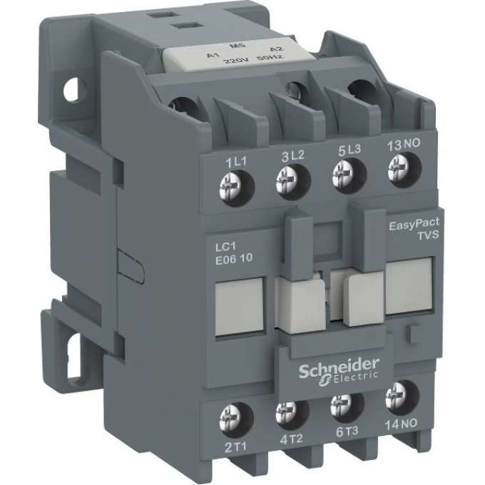 Контактор SCHNEIDER ELECTRIC EASYPACT TVS 1НЗ 9А 400В AC3 24В 50/60ГЦ LC1E0901B7 Контактор SCHNEIDER ELECTRIC EASYPACT TVS 1НЗ 9А 400В AC3 24В 50/60ГЦ LC1E0901B7