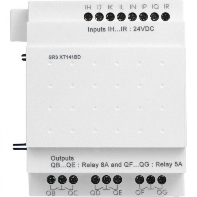 Модуль расширения дискретного ввода/вывода SCHNEIDER ELECTRIC ZELIO LOGIC 8ВХ/6ВЫХ =24В SR3XT141BD