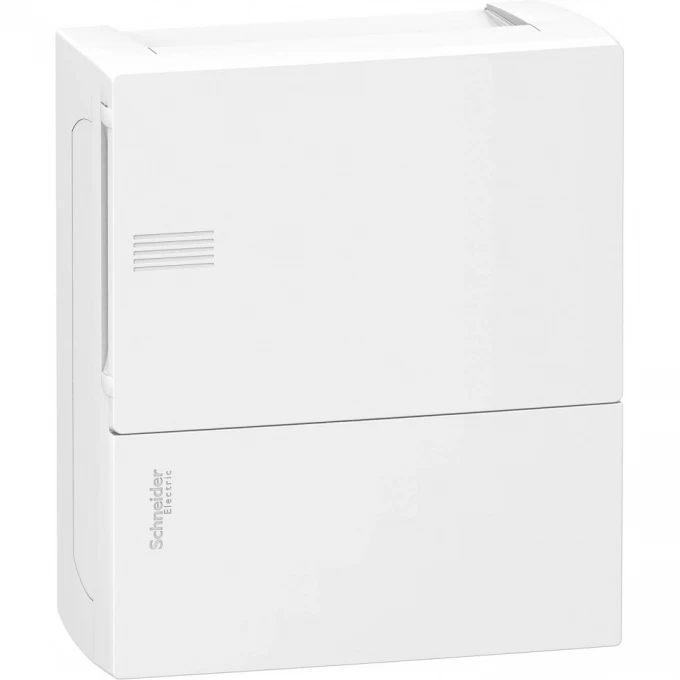 Щит навесной SCHNEIDER ELECTRIC MINI PRAGMA с белой дверцей 1РЯД/8МОД,IP40,IK07,63А,2 клеммы,Италия MIP12108 Щит навесной SCHNEIDER ELECTRIC MINI PRAGMA с белой дверцей 1РЯД/8МОД,IP40,IK07,63А,2 клеммы,Италия MIP12108