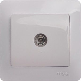 TV розетка SCHNEIDER ELECTRIC GLOSSA проходная 4DB, механизм, БЕЛЫЙ TV розетка SCHNEIDER ELECTRIC GLOSSA проходная 4DB, механизм, БЕЛЫЙ
