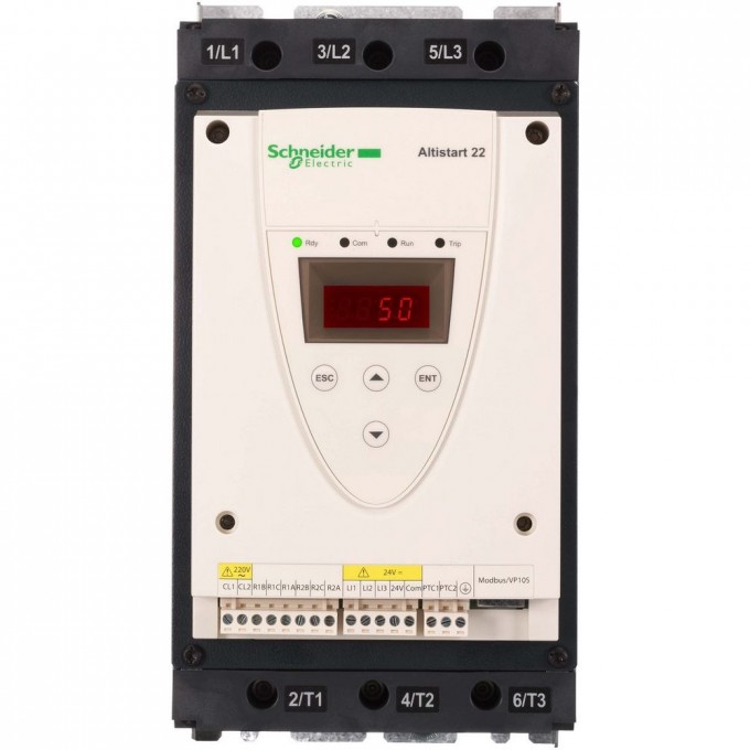 Устройство плавного пуска SCHNEIDER ELECTRIC ALTISTART 22 88A , управление 220В ATS22D88Q