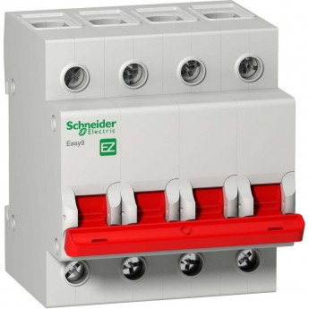 Выключатель нагрузки SCHNEIDER ELECTRIC EASY9 (модульный рубильник) 4П 63А 400В =S=