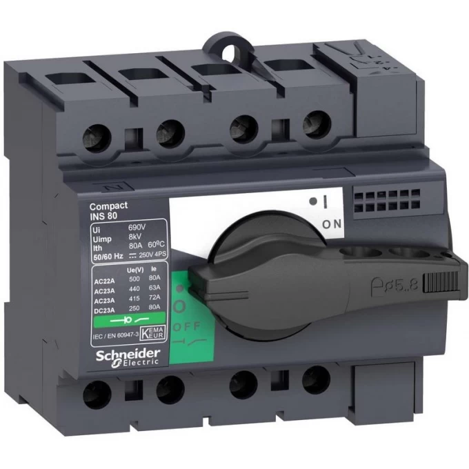 Выключатель-разъединитель SCHNEIDER ELECTRIC COMPACT INS40 4P 28901 Выключатель-разъединитель SCHNEIDER ELECTRIC COMPACT INS40 4P 28901