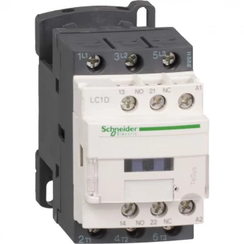 Контактор SCHNEIDER ELECTRIC TESYS 3P,9A,НО+НЗ,24V-, ограничитель