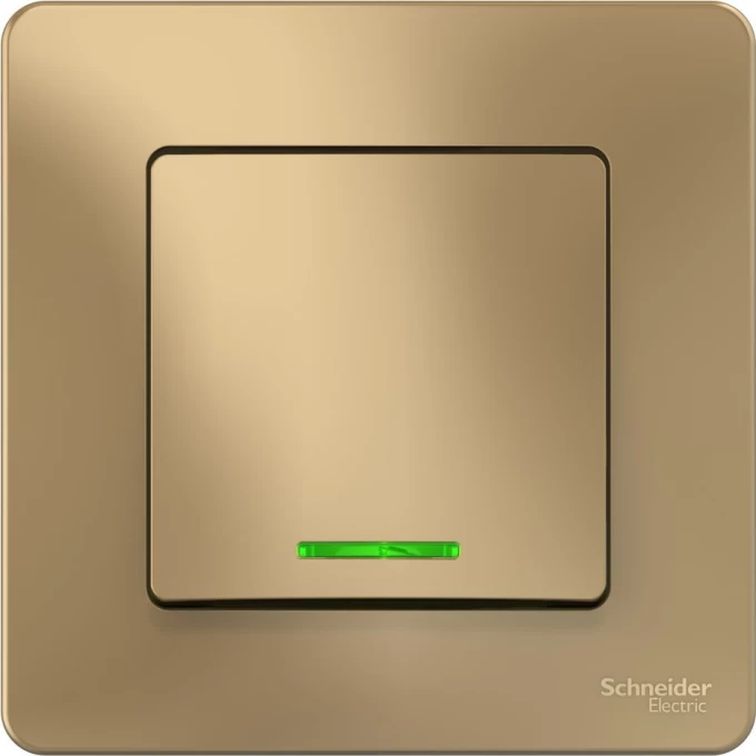 1-клавишный переключатель SCHNEIDER ELECTRIC BLANCA (cх.6), с подсветкой, 10А, 250B, ТИТАН BLNVS010614 1-клавишный переключатель SCHNEIDER ELECTRIC BLANCA (cх.6), с подсветкой, 10А, 250B, ТИТАН BLNVS010614