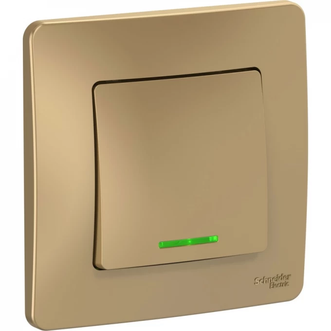 1-клавишный выключатель SCHNEIDER ELECTRIC BLANCA (cх.1) с подсветкой, 10А, 250B, ТИТАН BLNVS010114 1-клавишный выключатель SCHNEIDER ELECTRIC BLANCA (cх.1) с подсветкой, 10А, 250B, ТИТАН BLNVS010114