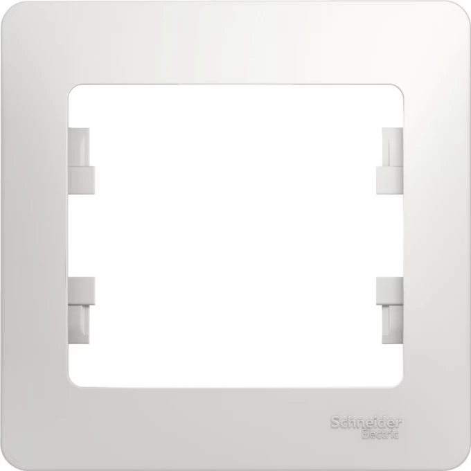 1-постовая рамка SCHNEIDER ELECTRIC GLOSSA, БЕЛЫЙ GSL000101 1-постовая рамка SCHNEIDER ELECTRIC GLOSSA, БЕЛЫЙ GSL000101