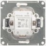 2-клавишный выключатель SCHNEIDER ELECTRIC W59, 10АХ, механизм, СОСНА VS510-252-7-86