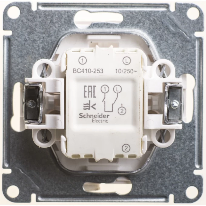 2-клавишный выключатель SCHNEIDER ELECTRIC W59 с механической блокировкой для жалюзи,10АХ, механизм, БЕЛЫЙ VS410-253-1-86 2-клавишный выключатель SCHNEIDER ELECTRIC W59 с механической блокировкой для жалюзи,10АХ, механизм, БЕЛЫЙ VS410-253-1-86