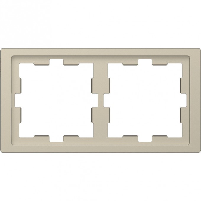 2-постовая рамка SCHNEIDER ELECTRIC MERTEN D-LIFE, САХАРА MTN4020-6533