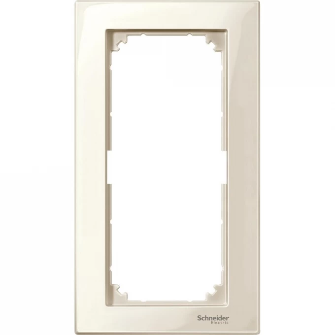 2-постовая рамка SCHNEIDER ELECTRIC MERTEN M-PLAN без перегородки, БЕЖЕВЫЙ, SM MTN515844