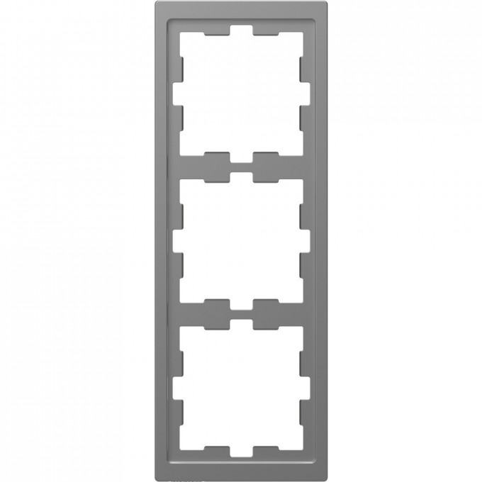 3-постовая рамка SCHNEIDER ELECTRIC MERTEN D-LIFE, НЕРЖ. СТАЛЬ MTN4030-6536