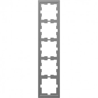 5-постовая рамка SCHNEIDER ELECTRIC MERTEN D-LIFE, нержавеющая сталь