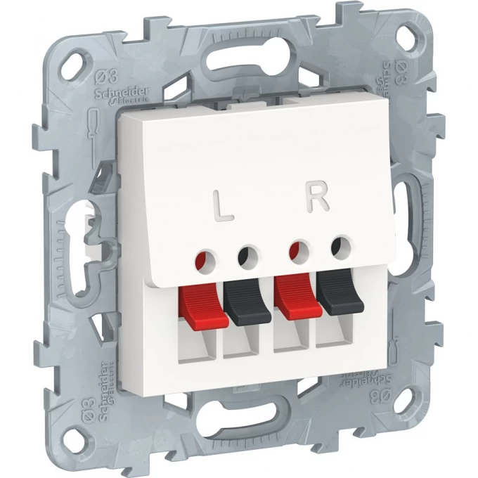 Аудио-розетка SCHNEIDER ELECTRIC UNICA NEW, белый NU548618