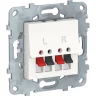 Аудио-розетка SCHNEIDER ELECTRIC UNICA NEW, белый NU548618