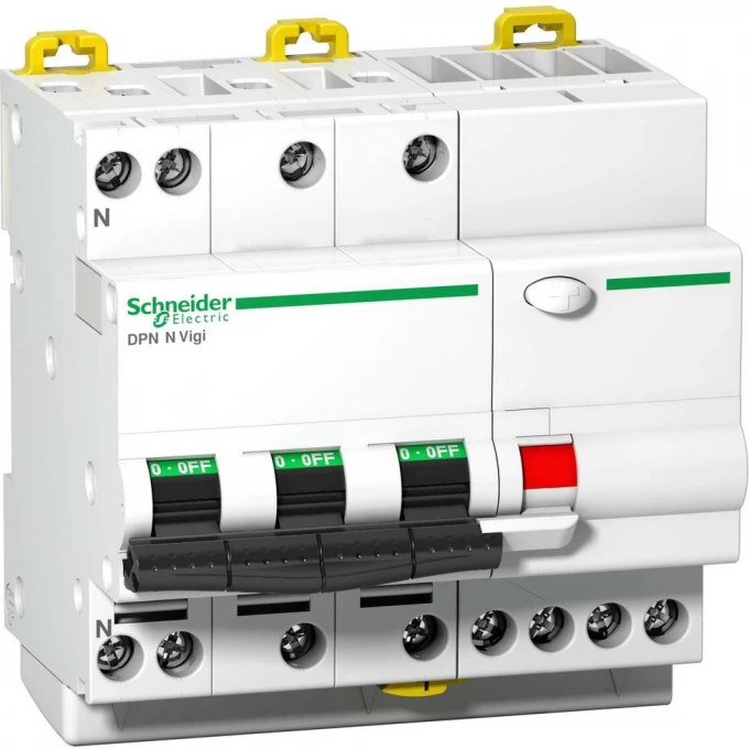 Автоматический выключатель дифференциального тока SCHNEIDER ELECTRIC ACTI 9 DPN N VIGI 4П 6КА 10A C 30МA A A9D32710 Автоматический выключатель дифференциального тока SCHNEIDER ELECTRIC ACTI 9 DPN N VIGI 4П 6КА 10A C 30МA A A9D32710