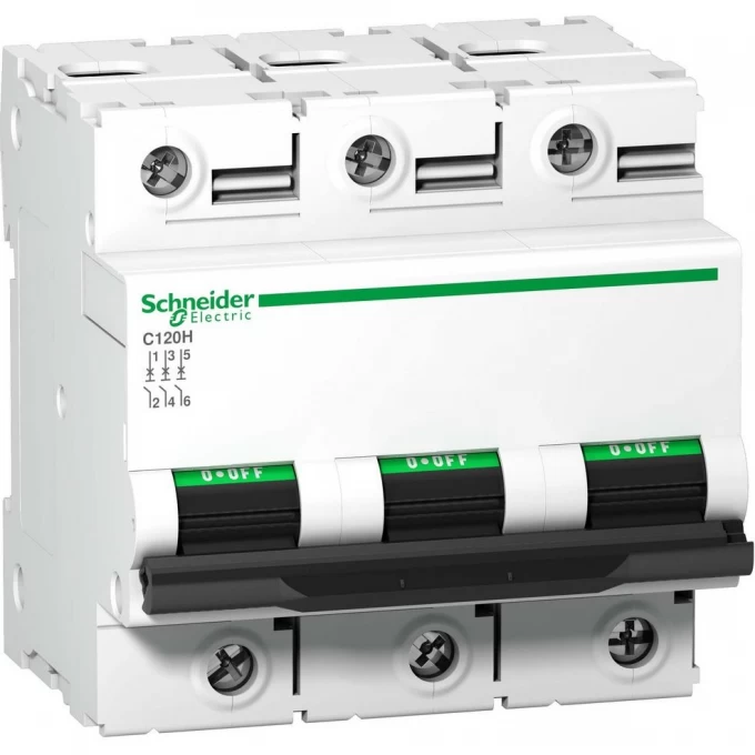 Автоматический выключатель SCHNEIDER ELECTRIC ACTI 9 C120H 3П 63A C A9N18467 Автоматический выключатель SCHNEIDER ELECTRIC ACTI 9 C120H 3П 63A C A9N18467