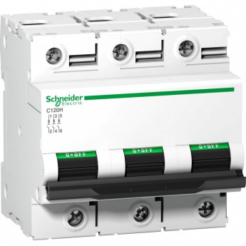 Автоматический выключатель SCHNEIDER ELECTRIC ACTI 9 C120H 3П 80A C