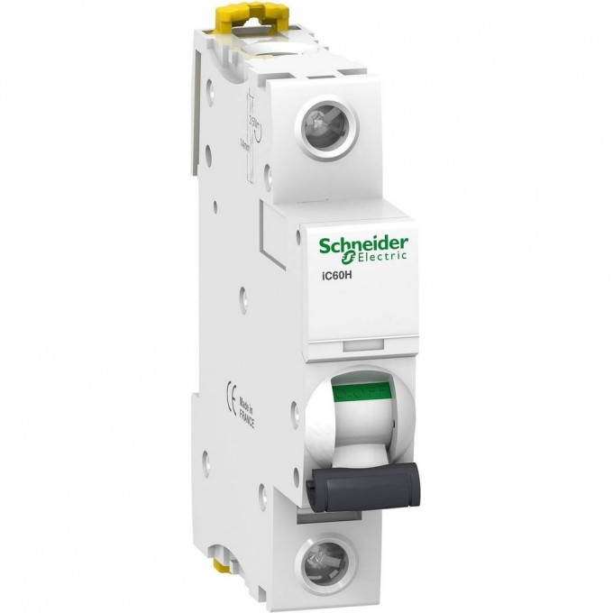 Автоматический выключатель SCHNEIDER ELECTRIC ACTI 9 iC60H 1П 0,5A B A9F83170 Автоматический выключатель SCHNEIDER ELECTRIC ACTI 9 iC60H 1П 0,5A B A9F83170