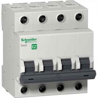 Автоматический выключатель SCHNEIDER ELECTRIC EASY9 4П 25А B 4,5кА 400В =S=
