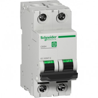 Автоматический выключатель SCHNEIDER ELECTRIC MULTI 9 C60H 2П 10A C