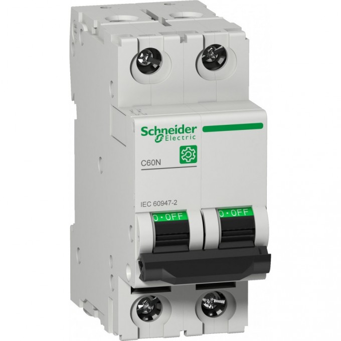 Автоматический выключатель SCHNEIDER ELECTRIC MULTI 9 C60N 2П 10A C M9F11210