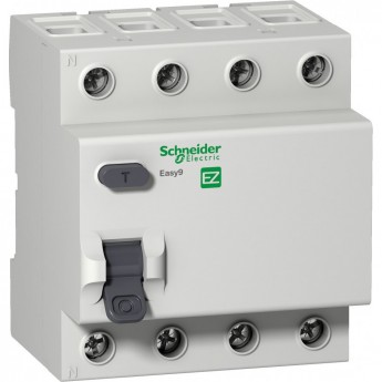 Дифференциальный выключатель (УЗО) SCHNEIDER ELECTRIC EASY 9 4П 40А 100мА AC 230В =S=