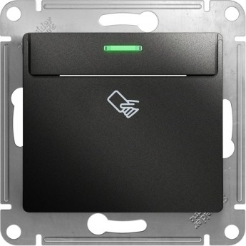 Карточный выключатель SCHNEIDER ELECTRIC GLOSSA, механизм, АНТРАЦИТ Карточный выключатель SCHNEIDER ELECTRIC GLOSSA, механизм, АНТРАЦИТ