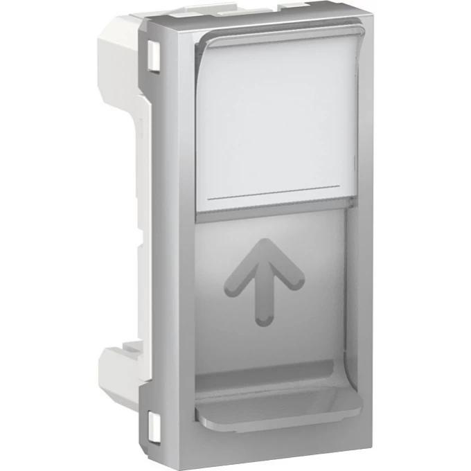 Лицевая панель SCHNEIDER ELECTRIC UNICA MODULAR RJ45, одиночная, без коннектора, 1 модуль, алюминий NU941030 Лицевая панель SCHNEIDER ELECTRIC UNICA MODULAR RJ45, одиночная, без коннектора, 1 модуль, алюминий NU941030
