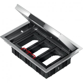 Лючок SCHNEIDER ELECTRIC OPTILINE 45 нержавеющая сталь 276Х199 на 6 Х 45