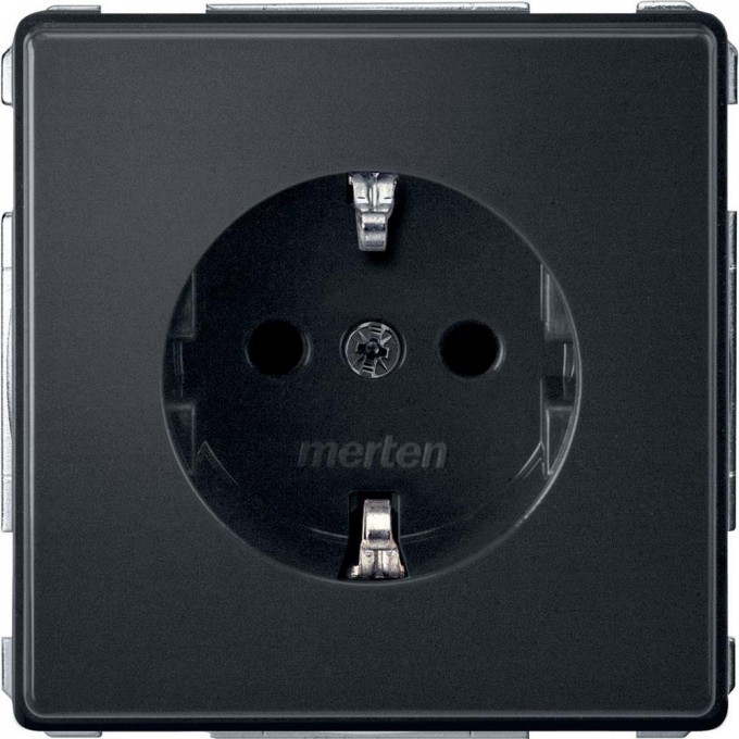 Механизм розетки SCHNEIDER ELECTRIC MERTEN AQUADESIGN, АНТРАЦИТ MTN2300-7214