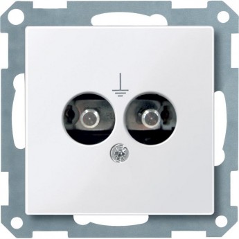 Механизм розетки SCHNEIDER ELECTRIC MERTEN для выравнивания потенциалов, АКТИВНЫЙ БЕЛЫЙ, SM