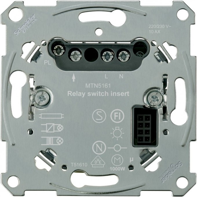 Механизм SCHNEIDER ELECTRIC MERTEN D-LIFE PLUSLINK универсального реле, 1 канал MTN5161-0000