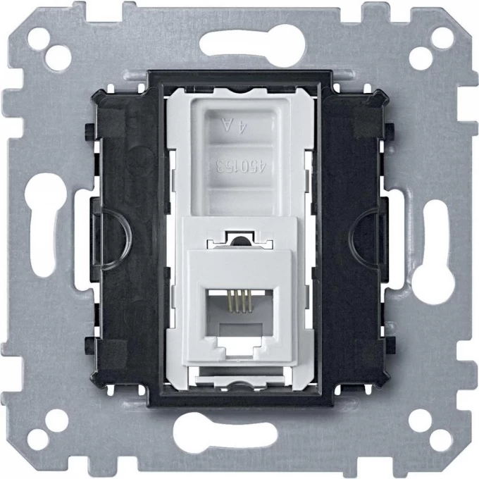 Механизм телефонной розетки SCHNEIDER ELECTRIC MERTEN с 4-контактн. разъемом RJ12 MTN463501 Механизм телефонной розетки SCHNEIDER ELECTRIC MERTEN с 4-контактн. разъемом RJ12 MTN463501
