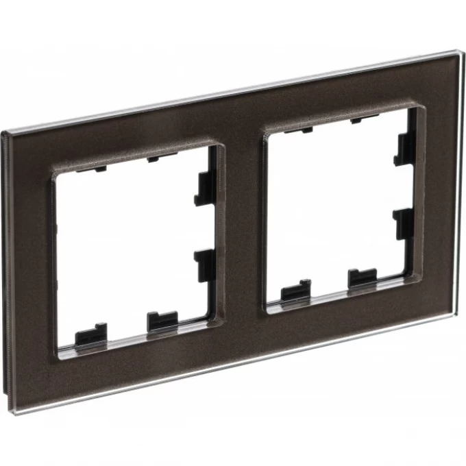 Рамка 2-постовая SCHNEIDER ELECTRIC ATLASDESIGN NATURE, органическое стекло мокко ATN320602 Рамка 2-постовая SCHNEIDER ELECTRIC ATLASDESIGN NATURE, органическое стекло мокко ATN320602