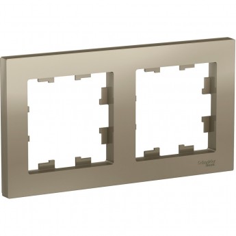 Рамка 2-постовая SCHNEIDER ELECTRIC ATLASDESIGN шампань