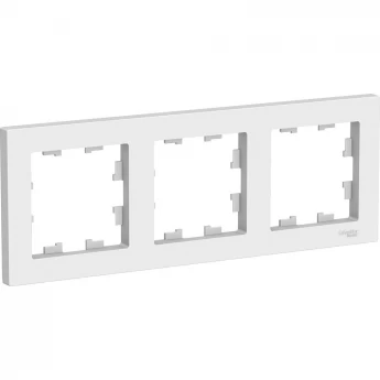 Рамка 3-постовая SCHNEIDER ELECTRIC ATLASDESIGN белый