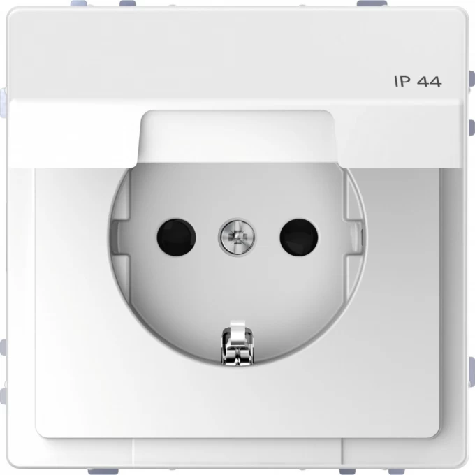Розетка SCHNEIDER ELECTRIC MERTEN D-LIFE 16А, с заземлением и крышкой IP44, белый лотос MTN2314-6035 Розетка SCHNEIDER ELECTRIC MERTEN D-LIFE 16А, с заземлением и крышкой IP44, белый лотос MTN2314-6035