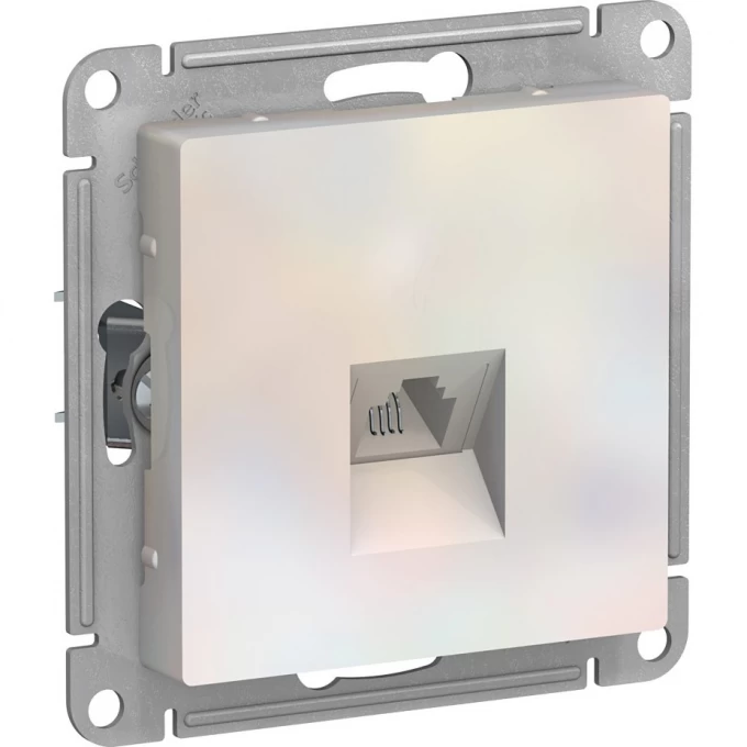 Розетка телефонная SCHNEIDER ELECTRIC ATLASDESIGN RJ11, механизм, ЖЕМЧУГ ATN000481 Розетка телефонная SCHNEIDER ELECTRIC ATLASDESIGN RJ11, механизм, ЖЕМЧУГ ATN000481