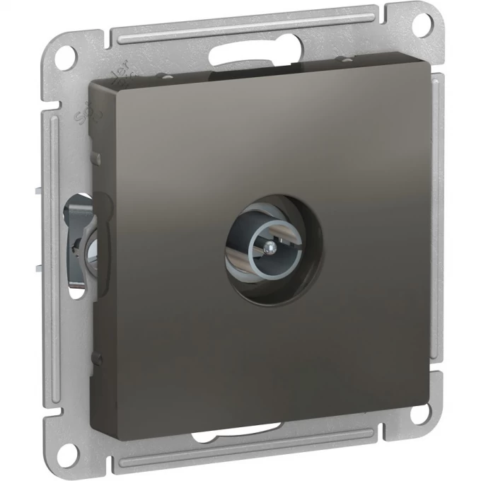 ТВ розетка SCHNEIDER ELECTRIC ATLASDESIGN коннектор, механизм, сталь ATN000993 ТВ розетка SCHNEIDER ELECTRIC ATLASDESIGN коннектор, механизм, сталь ATN000993