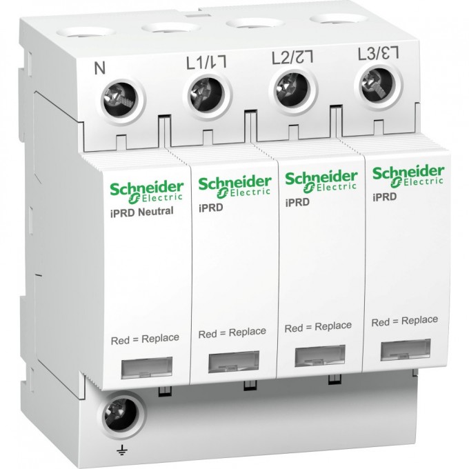 УЗИП SCHNEIDER ELECTRIC ACTI 9 тип 2 iPRD 20 20kA 350В 3П+N A9L20600