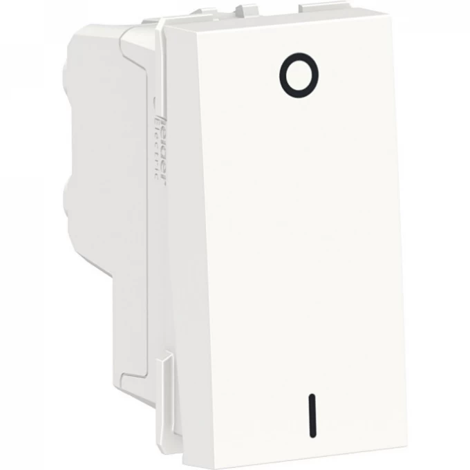 Выключатель 1-клавишный SCHNEIDER ELECTRIC UNICA MODULAR двухполюсный, сх. 2, 16 AX, 250 В, 1 мод белый NU316218 Выключатель 1-клавишный SCHNEIDER ELECTRIC UNICA MODULAR двухполюсный, сх. 2, 16 AX, 250 В, 1 мод белый NU316218