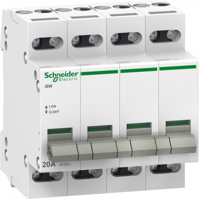 Выключатель нагрузки SCHNEIDER ELECTRIC ACTI 9 iSW 4П 20A A9S60420